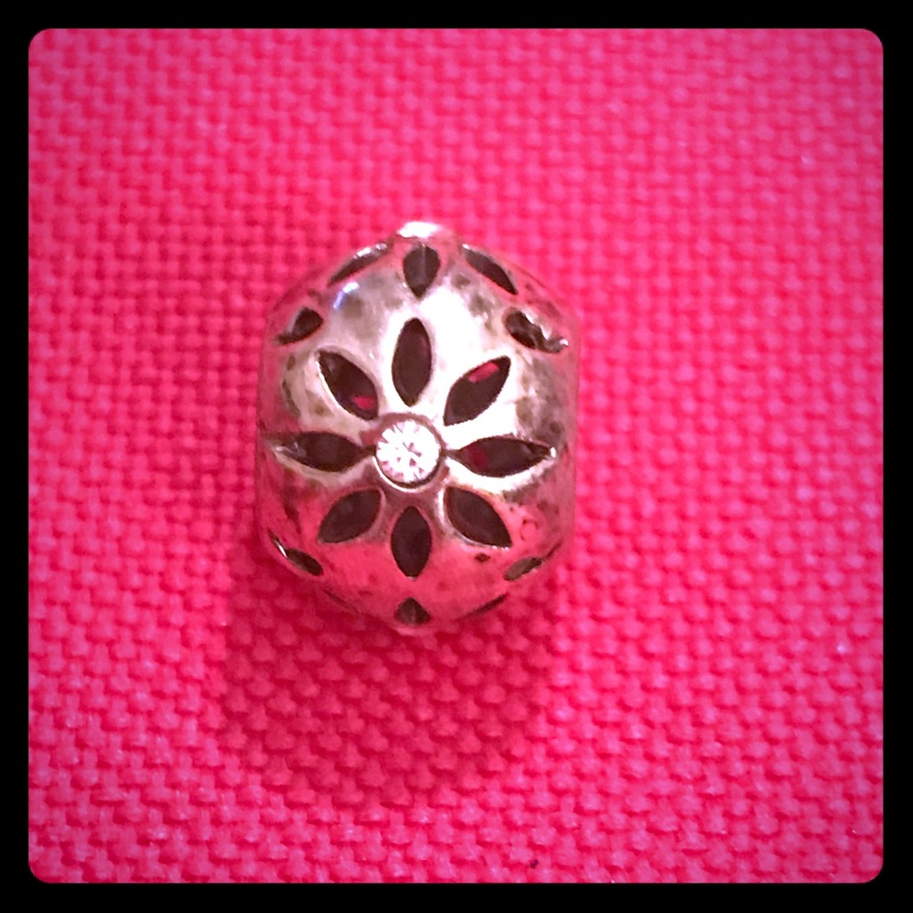 Brighton silver flower charm
